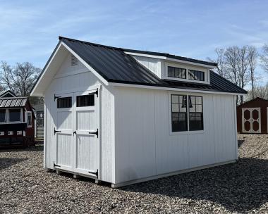 10x16 Cape Style Shed in CT by Pine Creek Structures of Berlin