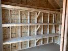 3 16" Shelves on a Pine Creek Structures Shed