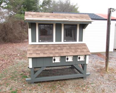 4X6 LP CHICKEN CONDO AT PINE CREEK STRUCTURES IN YORK, PA.