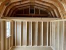 10 x 14 Dutch Barn with loft - inside